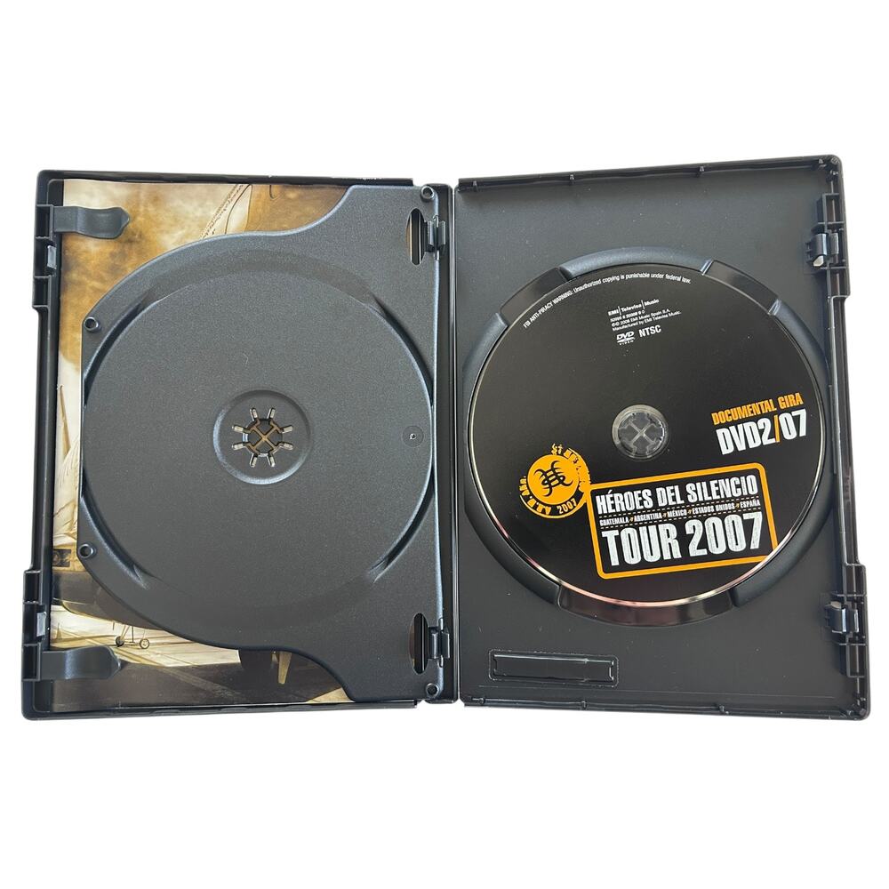 HTF OOP Héroes Del Silencio Tour 2007 2 DVD Concert Mexico DF Documentary NTSC - Picture 3 of 4